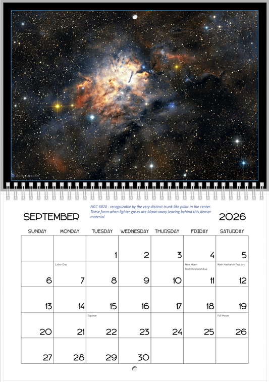 2026 Deep Space Calendar & Bill Bryson Book Bundle.
