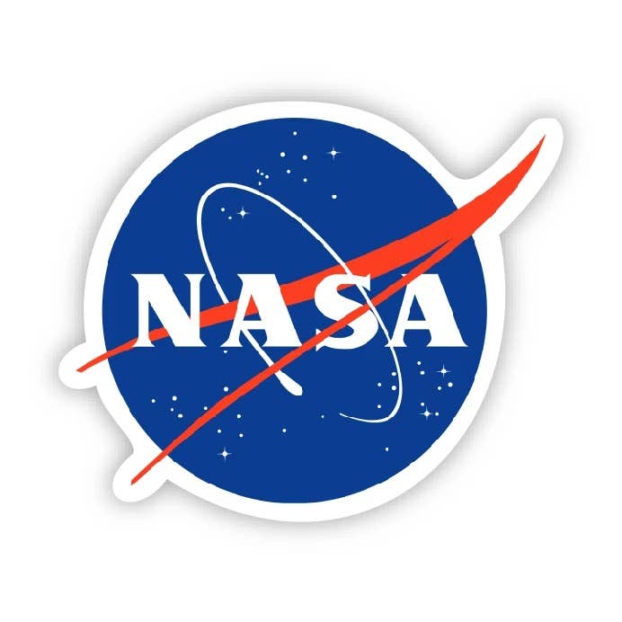 NASA-Logo-Aufkleber