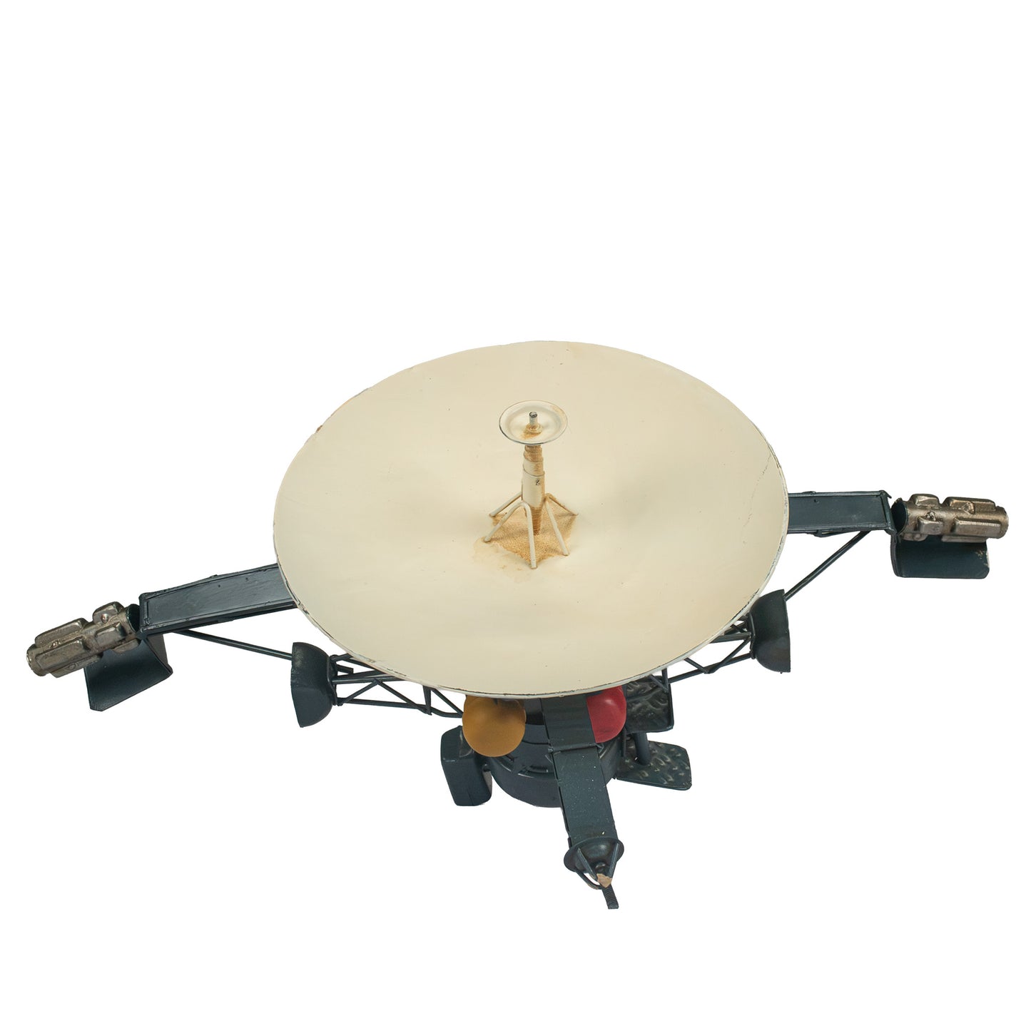 Modèle de vaisseau spatial Galileo en fer rustique