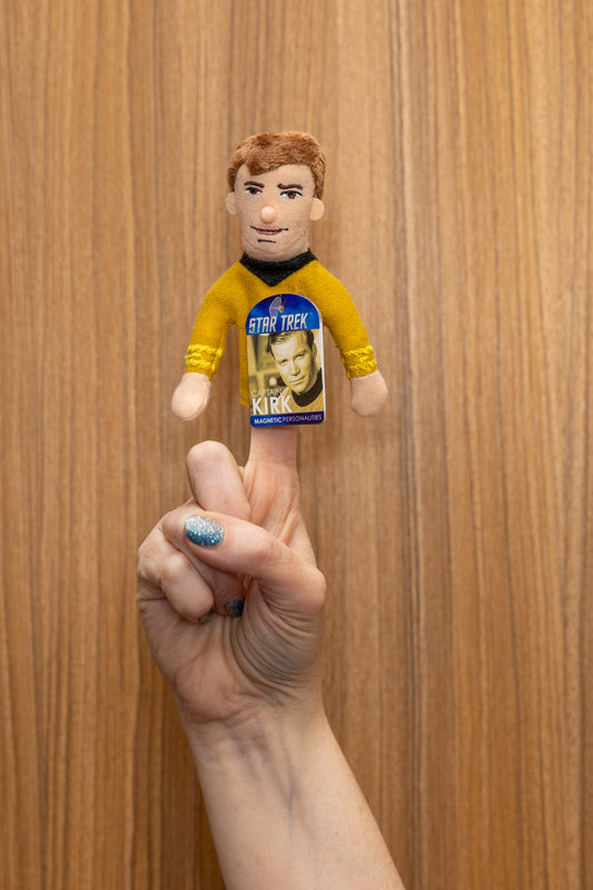 Captain Kirk - Magnetic Personality (Finger Puppet & Fridge Magnet)