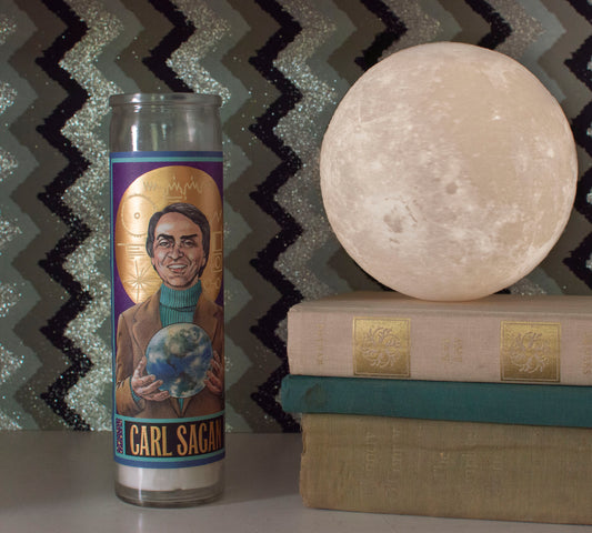 Carl Sagan Secular Saint Candle