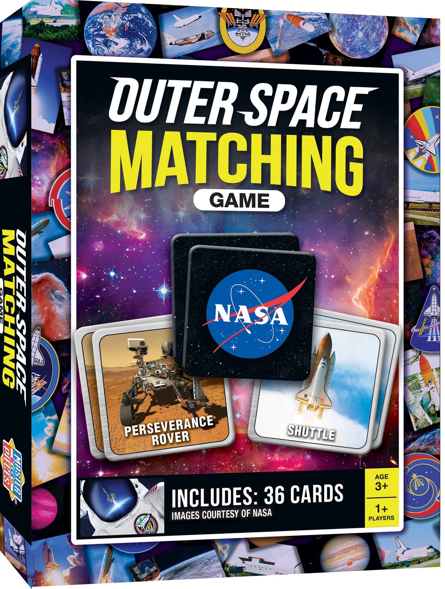Weltraum-Memory-Matching-Spiel für Kinder