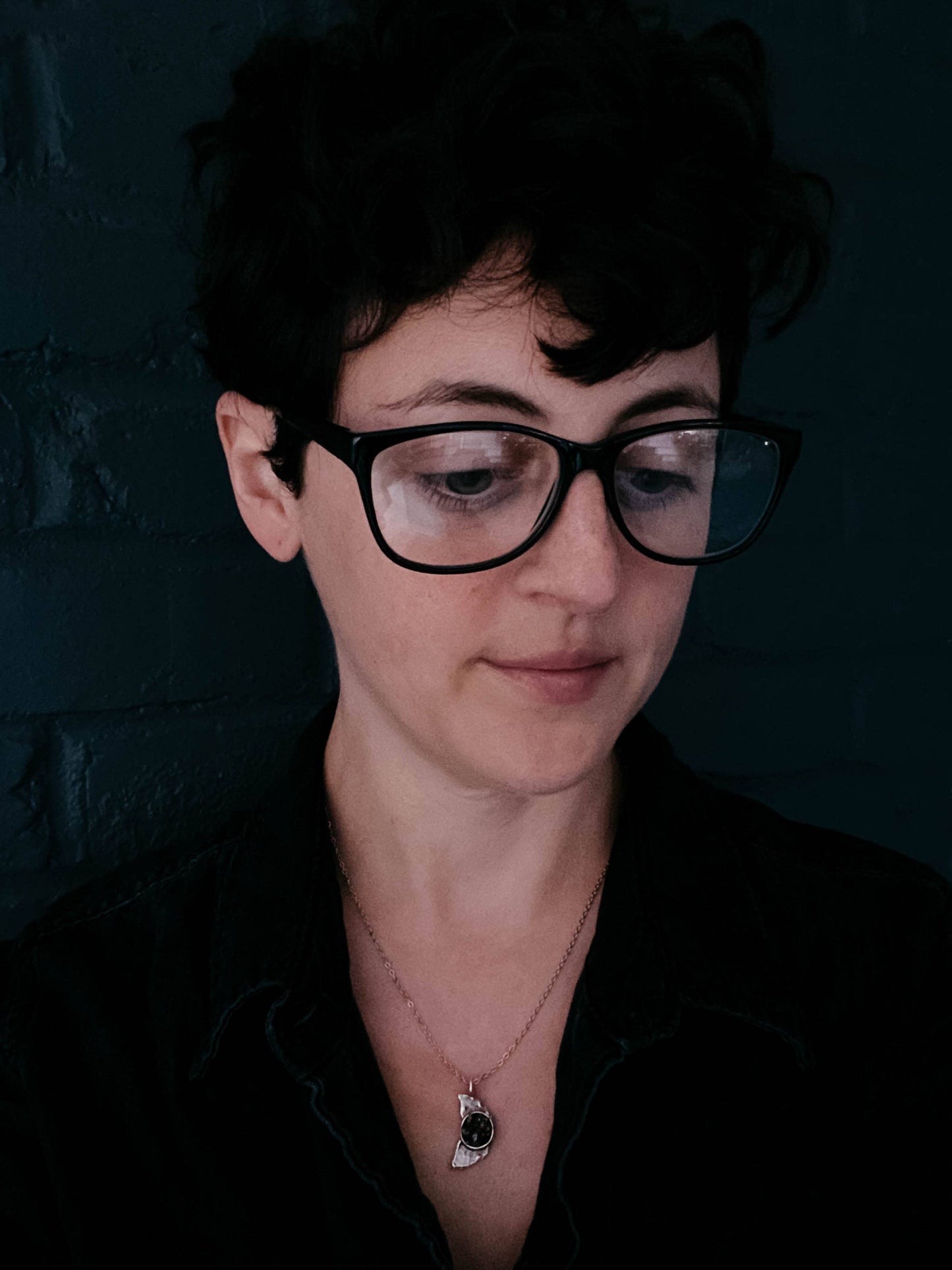 正宗隕石新月項鍊 (Campo del Cielo)