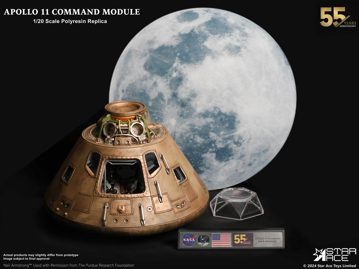 Nachbildung des Kommandomoduls Star Ace Apollo 11 – Deluxe Edition (Maßstab 1:20)