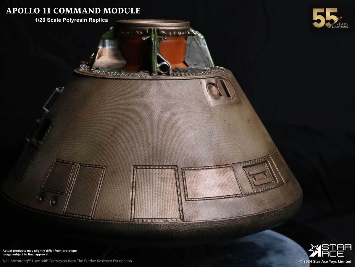 Nachbildung des Kommandomoduls Star Ace Apollo 11 – Deluxe Edition (Maßstab 1:20)