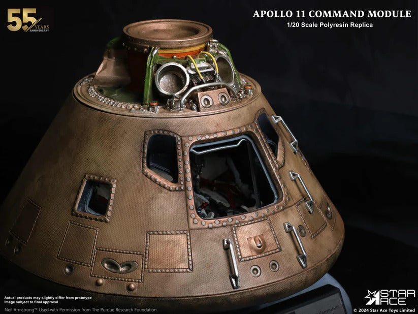 Nachbildung des Kommandomoduls Star Ace Apollo 11 – Deluxe Edition (Maßstab 1:20)