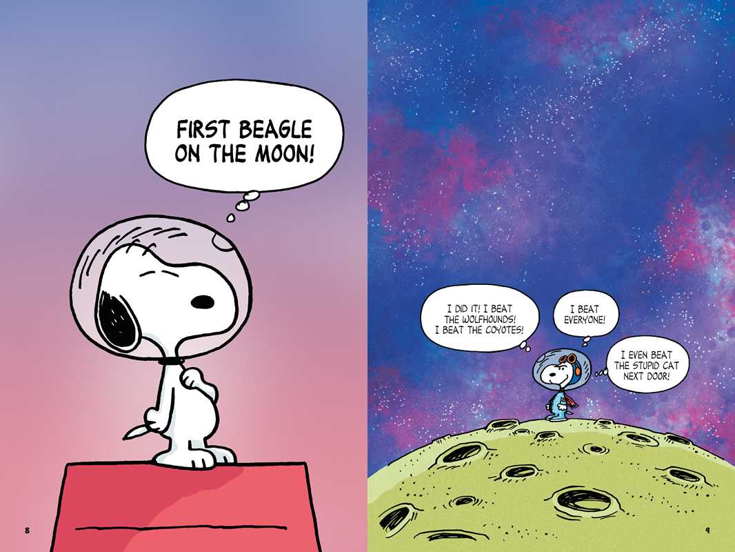 Snoopy Soars to Space Graphic Novel