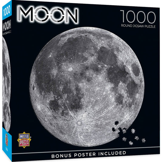 La Lune - Puzzle rond 1000 pièces