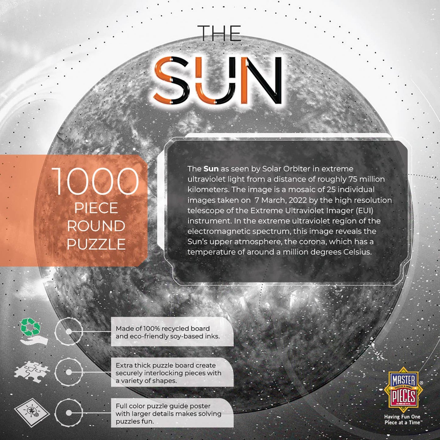 Le Soleil - Puzzle rond de 1000 pièces