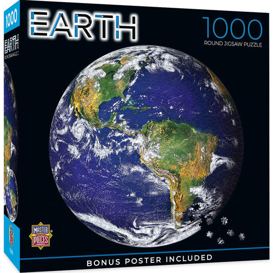 La Terre - Puzzle rond de 1000 pièces