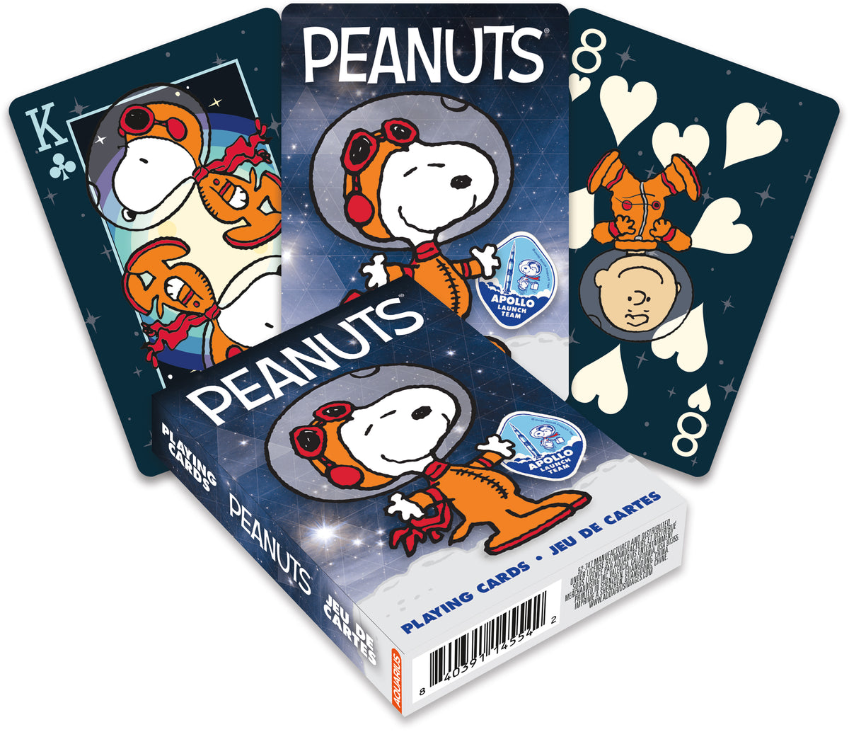 Peanuts: Snoopy im Weltraum Apollo Launch Team Spielkarten