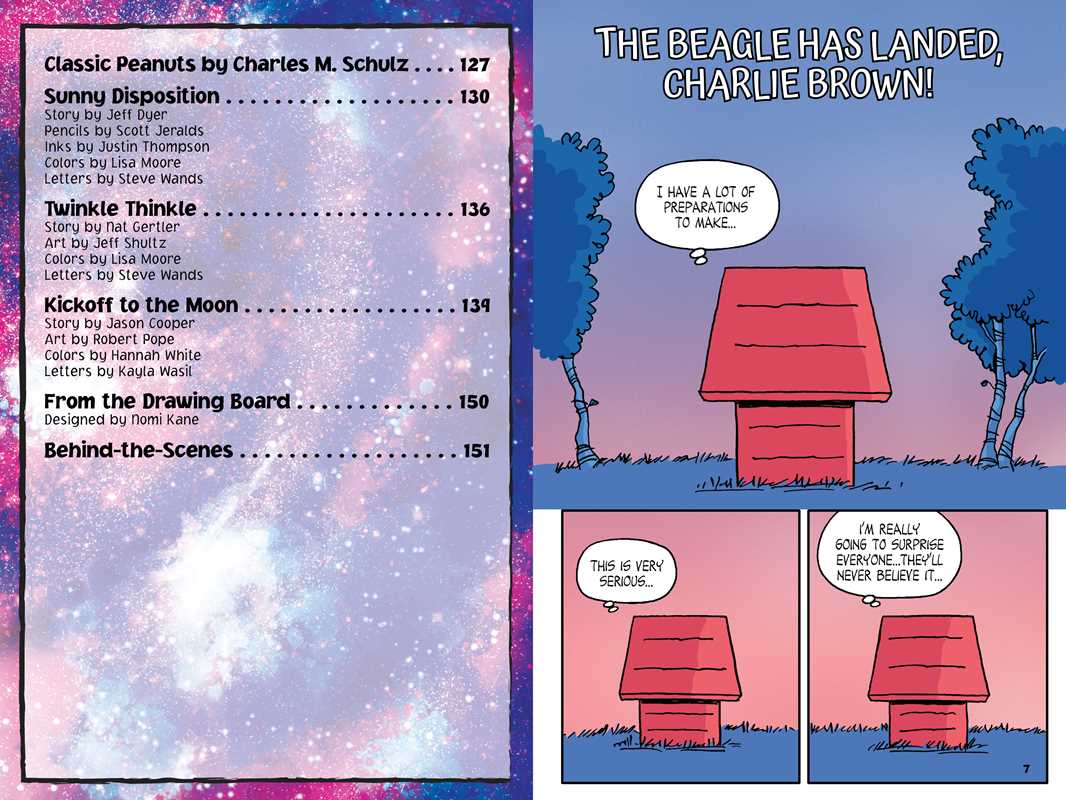 Snoopy Soars to Space Graphic Novel