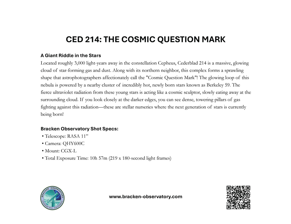深空照片印刷：CED 214 - 宇宙問號