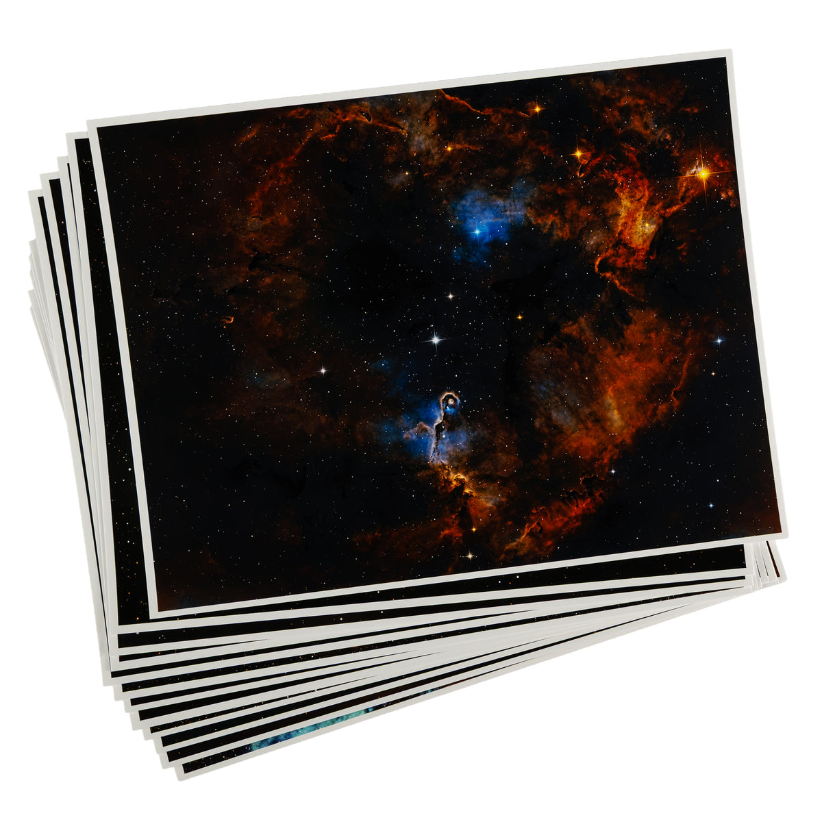 Ensemble de tirages photo Deep Space : pépinières et piliers stellaires (12 tirages)