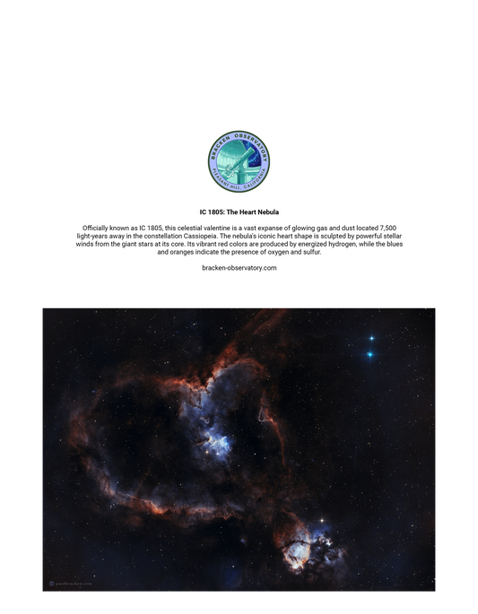 Heart & Soul Nebulae: Deep Space Valentine’s Cards (Box of 10)