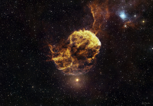 Deep Space Metalldruck – 12" x 8"