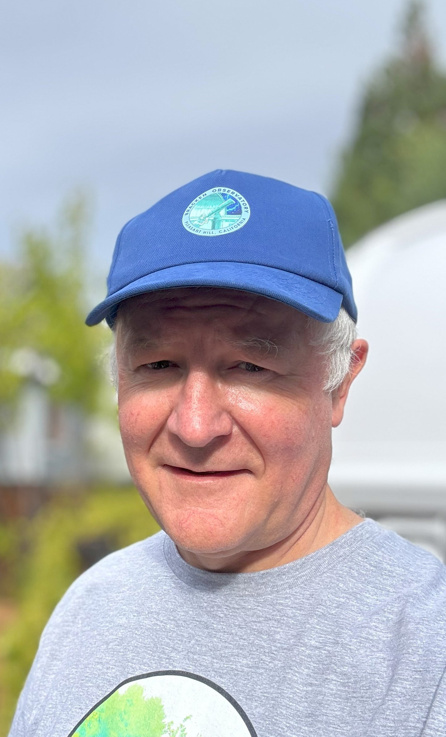 Observatory Printed Baseball Cap, Royal Blue