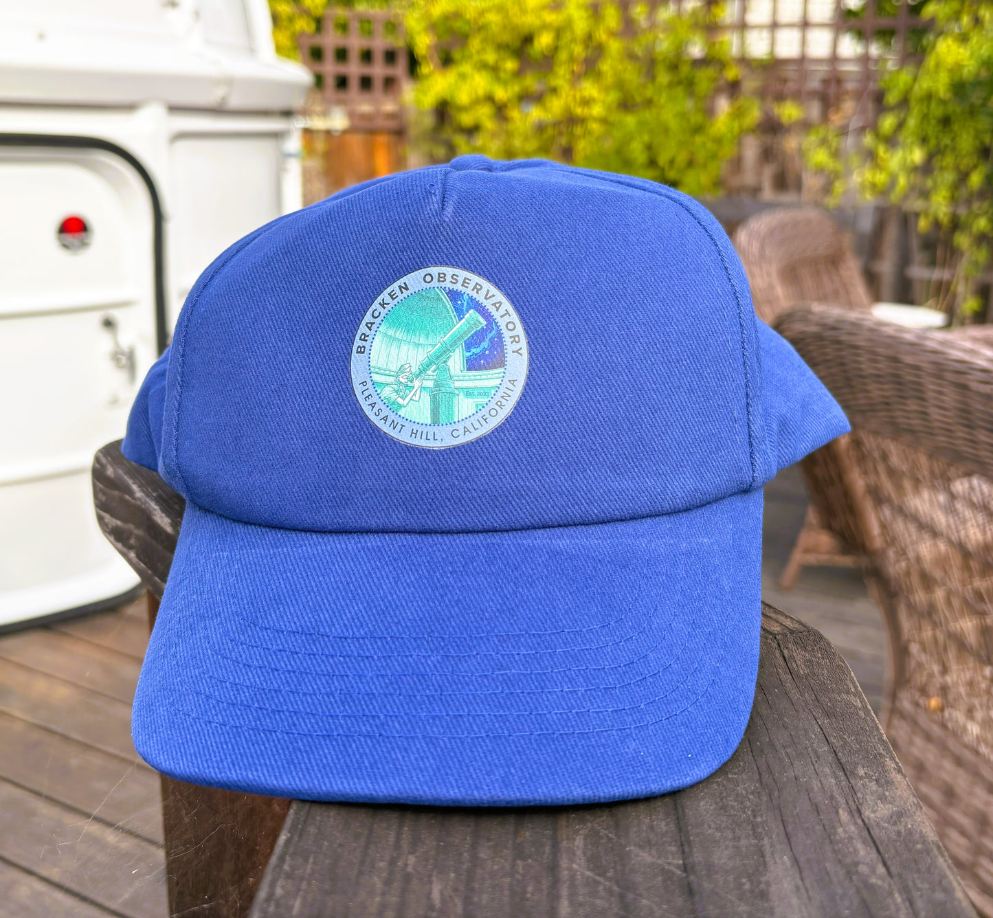 Observatory Printed Baseball Cap, Royal Blue