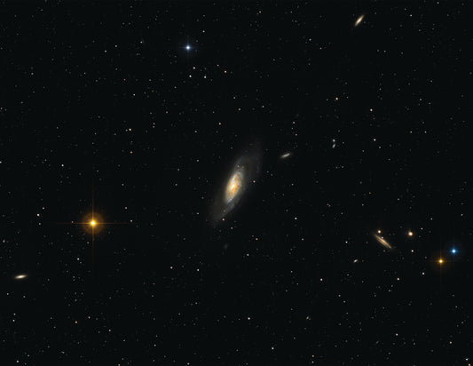 Deep Space Photo Print: M106 - The Active Galaxy