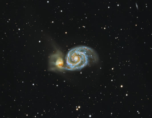 Deep Space Photo Print: M51 - The Whirlpool Galaxy