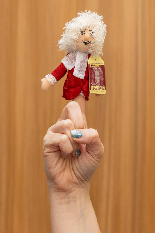 Sir Isaac Newton - Magnetic Personality (Finger Puppet & Fridge Magnet)