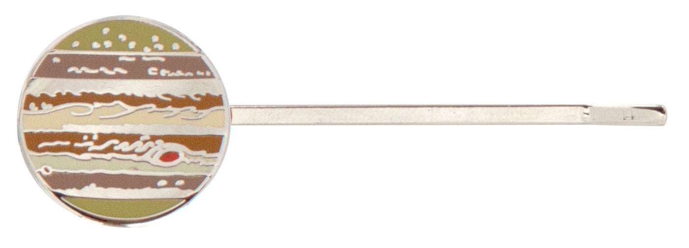 行星髮夾（火星、木星、土星）- 琺瑯套裝