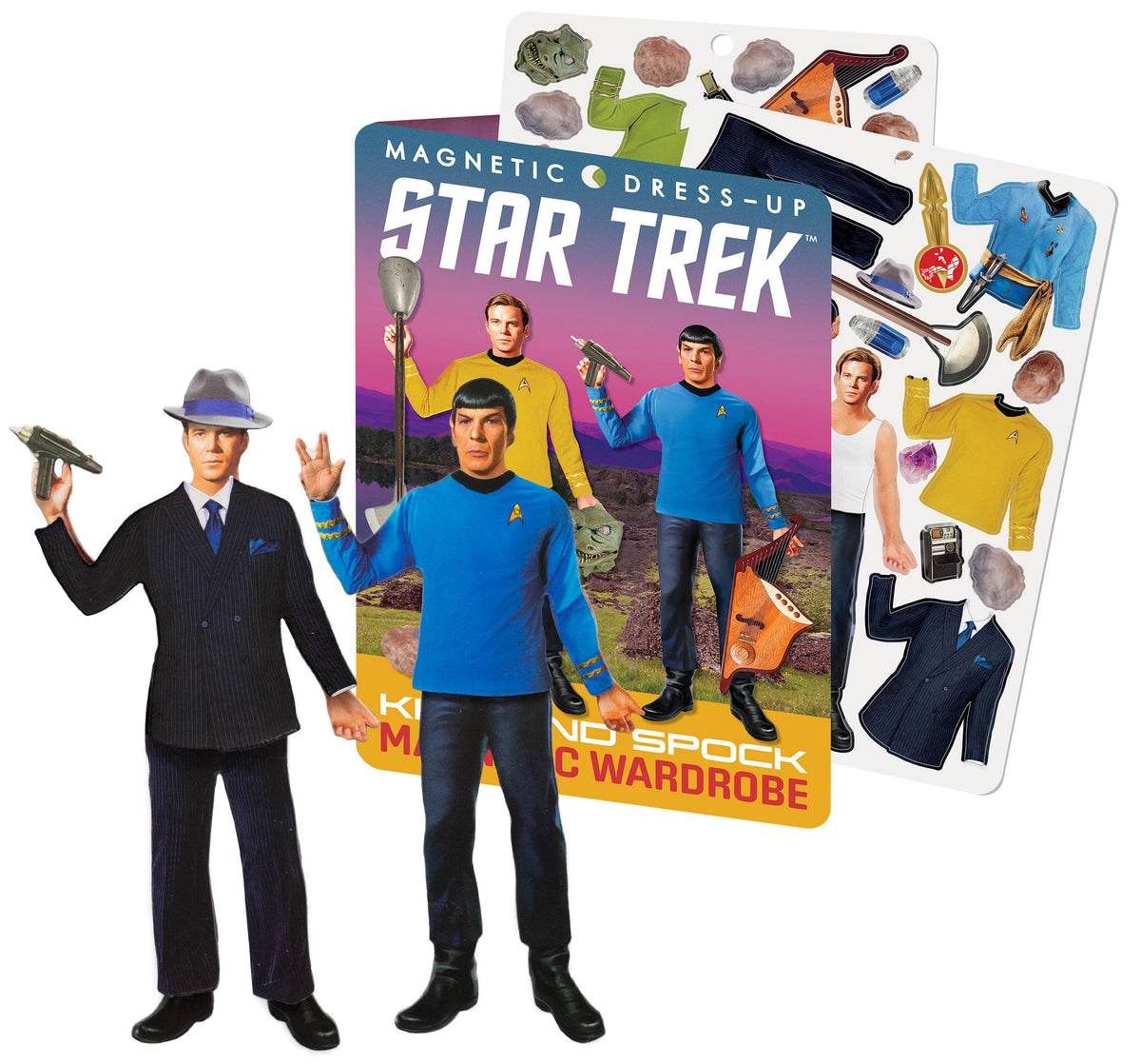 Star Trek: Die Originalserie Kirk & Spock Magnetisches Ankleideset