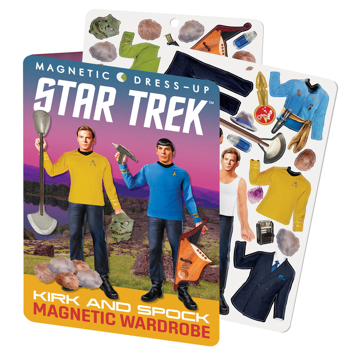 Star Trek: Die Originalserie Kirk & Spock Magnetisches Ankleideset