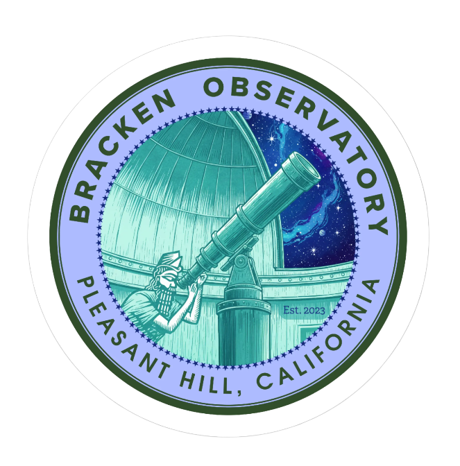 Observatory 3-inch Stickers, 5-pack, Glossy Finish