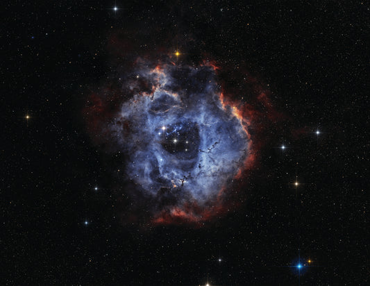 Deep Space Photo Print: The Rosette Nebula