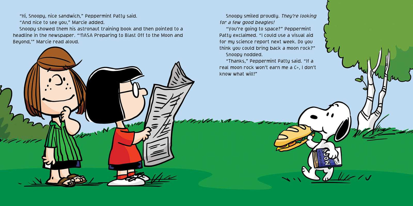 Vise la Lune, Snoopy ! par Charles M. Schulz